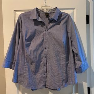 Women's Button Down Blouse, Size 3X